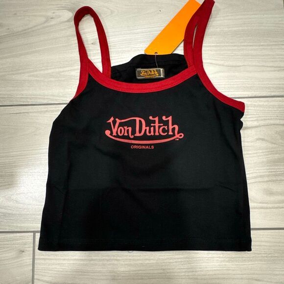 NWT Von Dutch Pajama Set Size Women's Small   super colorful rainbow text with l - Picture 6 of 8